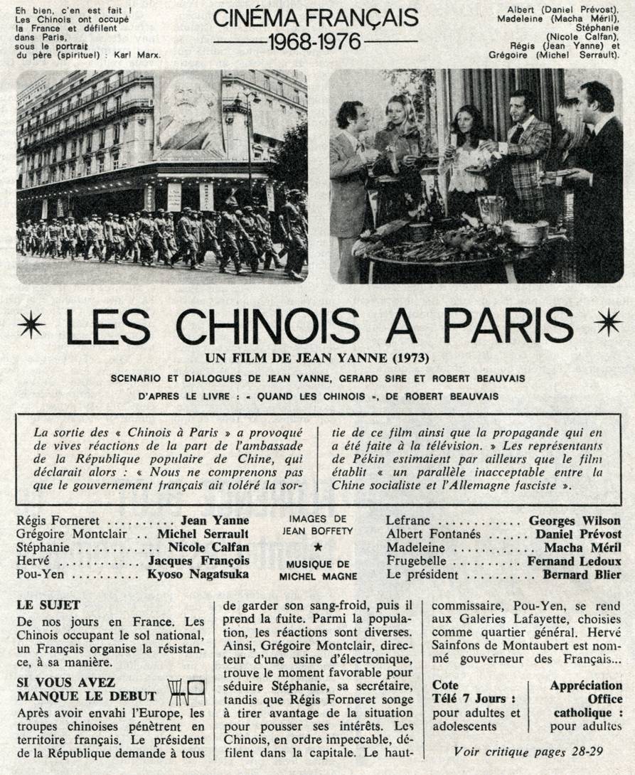 Les chinois à Paris